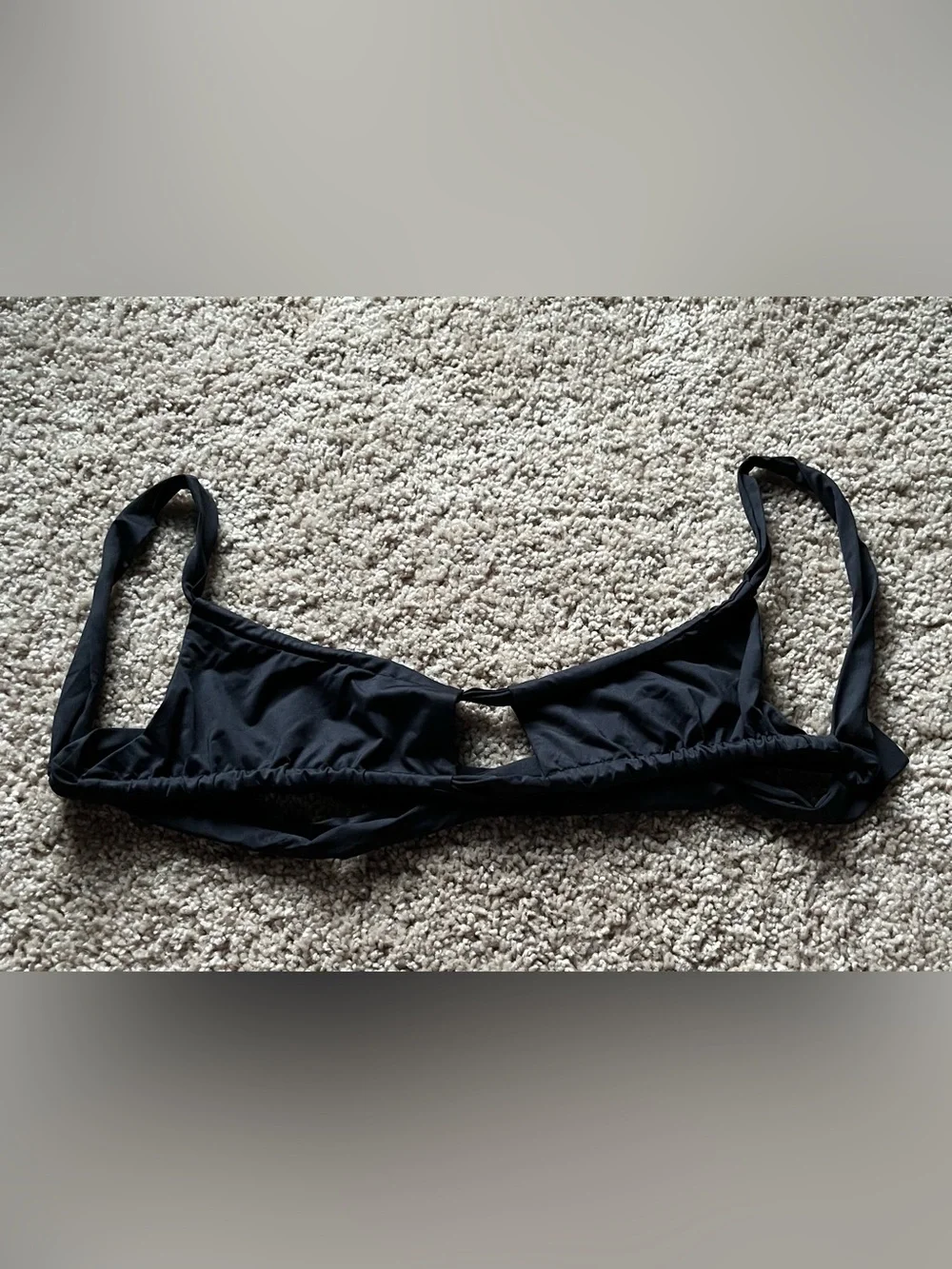 Frankie’s Bikinis Black Willow Bikini Top